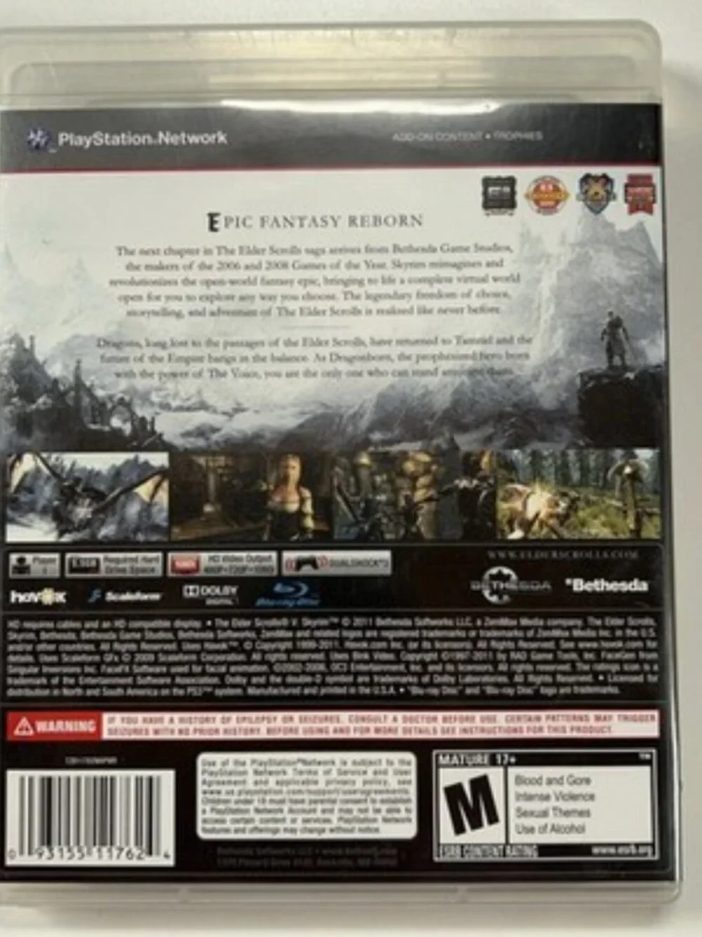 The Elder Scrolls V: Skyrim IV Oblivion Map PlayStation 3 2 Game Lot Tested